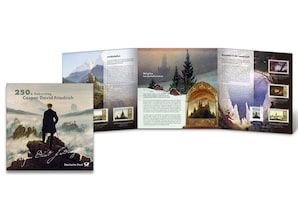 Schmuckblatt "250. Geburtstag Caspar David Friedrich"