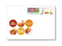 Gedenkbriefumschlag 75 Jahre Currywurst