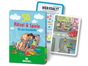 Spiel "50 Rtsel & Spiele fr den Reisekoffer" 