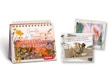 Aufsteller "Genieße den Moment - jetzt ist dein Leben!"