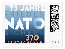 75 Jahre NATO, Briefmarke zu 3,70 EUR, 10er-Bogen