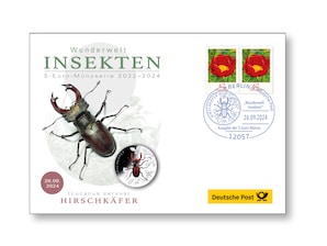 Numisbrief "Hirschkfer"