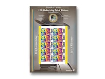 Numisblatt "125. Geburtstag Erich Kästner"