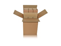 6er Flaschenverpackung mit Inlay - 20 STK