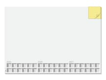 Sigel Papier-Schreibunterlage "Memo" mit Kalender