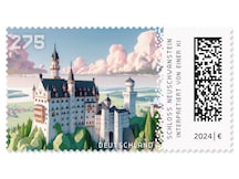 Schloss Neuschwanstein interpretiert von einer KI