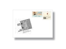 Gedenkbriefumschlag 175 Jahre Deutsche Briefmarken