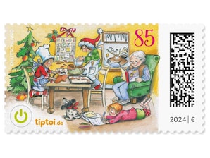 Weihnachten fr Kinder - Weihnachtsbckerei, Briefmarke zu 0,85 EUR, 10er-Bogen
