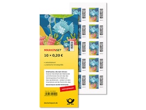 "Zackenbarsch" aus der Postwertzeichen-Dauerserie "Welt der Briefe"
