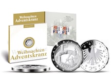 Numisfolder Münze & Marke: "Weihnachten - Adventskranz"