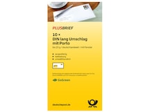 Plusbrief 0,95 EUR mit Matrixcode, DIN lang mit Fenster, 10er-Set