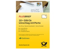 Plusbrief 0,95 EUR mit Matrixcode, DIN C6 oF 10er-Set