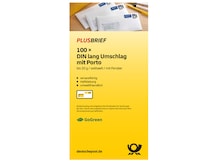 Plusbrief 1,25 EUR DIN lang mit Matrixcode - mit Fenster, 100er-Set