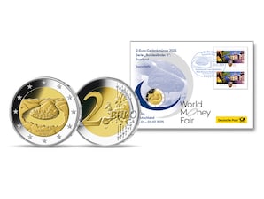 Gedenkbrief World Money Fair 2025: "Saarland (Saarschleife)"