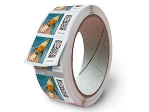 Raketenpost, Briefmarke zu 1,80 EUR, 500er-Rolle