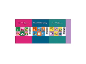 Zusammendruck "Helferinnen und Helfer der Menschheit 2.0", 0,95+0,40 EUR, 1,10+0,45 EUR, 1,80+0,55 EUR, 3er-Set