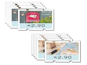 Automatenmarken-10er-Set  2,90 EUR, Motivgemischt, 2025