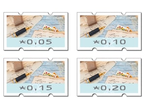 Automatenmarken-Set Ergnzungssatz "Briefe schreiben", 2025