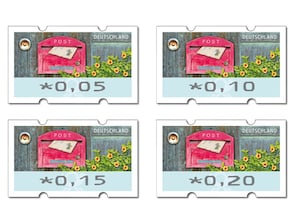 Automatenmarken-Set Ergnzungssatz "Briefe empfangen", 2025
