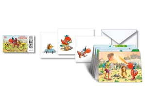 Grukartenset "Der kleine Drache Kokosnuss"