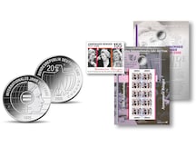Numisblatt "Prägende Frauen" - "50 Jahre Internationales Jahr der Frau"
