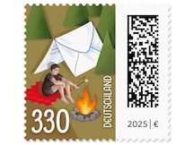 Zelt bestehend aus zwei Briefen