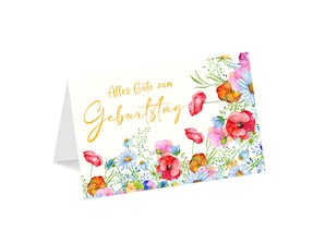 Glckwunschkarte "Alles Gute zum Geburtstag"