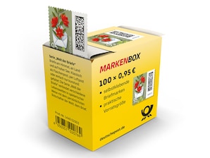 Geffneter Brief, aus dem Blumen ranken