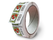 Geöffneter Brief, aus dem Blumen ranken