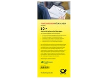 Einschreiben Rückschein, 10er- Marken-Set