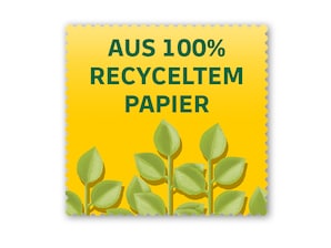 Geöffneter Brief, aus dem Blumen ranken