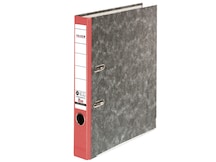 Falken, Recycling-Wolkenmarmor-Ordner A4, 5 cm, rot