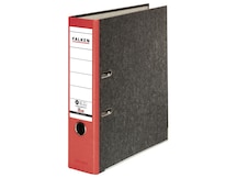 Falken, Recycling-Wolkenmarmor-Ordner A4, 8 cm, rot