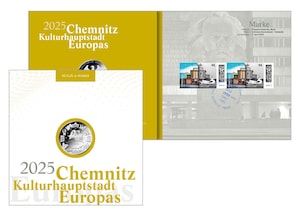 Numisfolder Mnze & Marke: "Chemnitz - Kulturhauptstadt Europas 2025" 