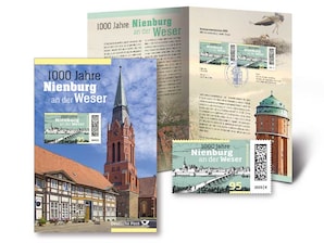Erinnerungsblatt 1000 Jahre Nienburg an der Weser