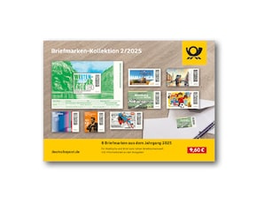Steckkarte Briefmarken-Kollektion 2 2025