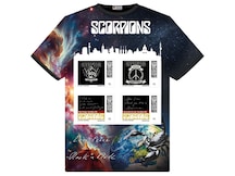 Limitierte Sonderedition Scorpions T-Shirt Universe, Vorderseite