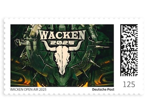 Wacken Open Air Jahreslogo 2025 in schwarz