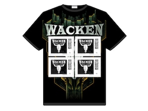 Festival T-Shirt 2025 Wacken Schdel mit dem Schriftzug Wacken ESTD. 1990