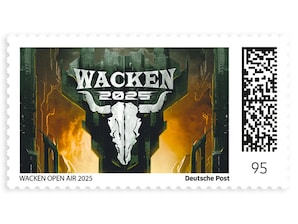 Wacken Open Air Jahreslogo 2025 in gold