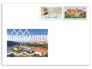 Gedenkbriefumschlag 1000 Jahre Ersterwhnung Burghausen