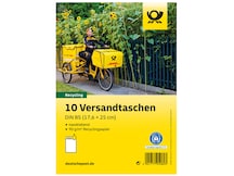 Versandtasche "Blauer Engel"nassklebend, DIN B5 braun, ohne Fenster, im 10er-Set