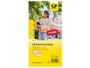 Deutsche Post Briefumschlge Format DIN lang mit Fenster 50 Stck
