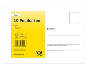 Postkarten im Design der Deutschen Post 10er Heft