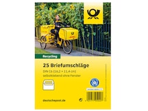 Briefumschlag ohne Fenster C6 Blauer Engel selbstklebend 25er-Set
