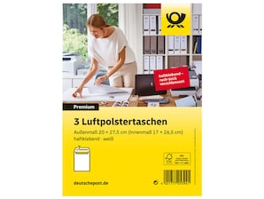 Deutsche Post Luftpolstertasche Typ D, wei, 3 Stck