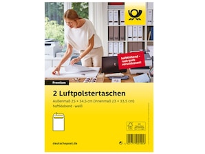 Deutsche Post Luftpolstertasche Typ G, wei, 2 Stck