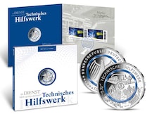 Numisfolder Münze & Marke Technisches Hilfswerk