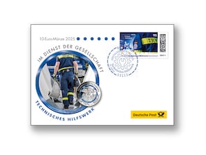 Numisbrief Technisches Hilfswerk