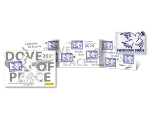 Schmuckblatt "Dove of Peace"